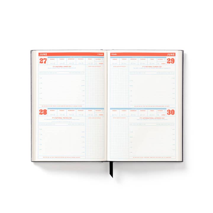 Brass Monkey the Perpetually Late Show Undated Standard Planner