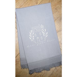 Second Nature Love Grows Here Kitchen Towel