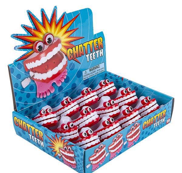 1.75" CHATTER TEETH WITH EYES