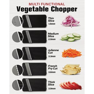 NutriSlicer Mandoline 5-In-1 Multi-Functional Portable Cutter