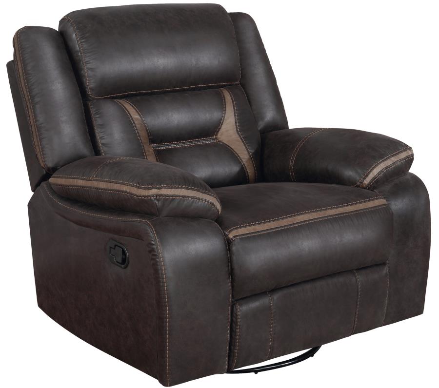 Greer Upholstered Tufted Back Motion Recliner