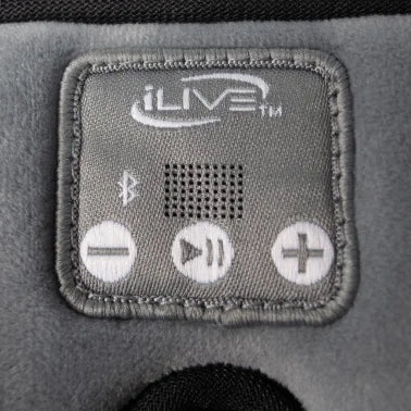iLive Lights Out Wireless Sleep Mask Headphones - Gray