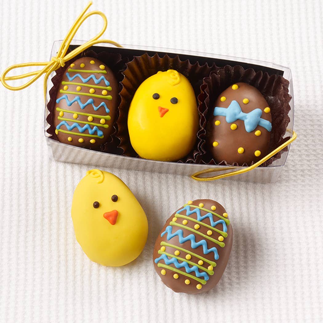 4.5oz 3pc Fudge Love Truffle Eggstravaganza Eggs