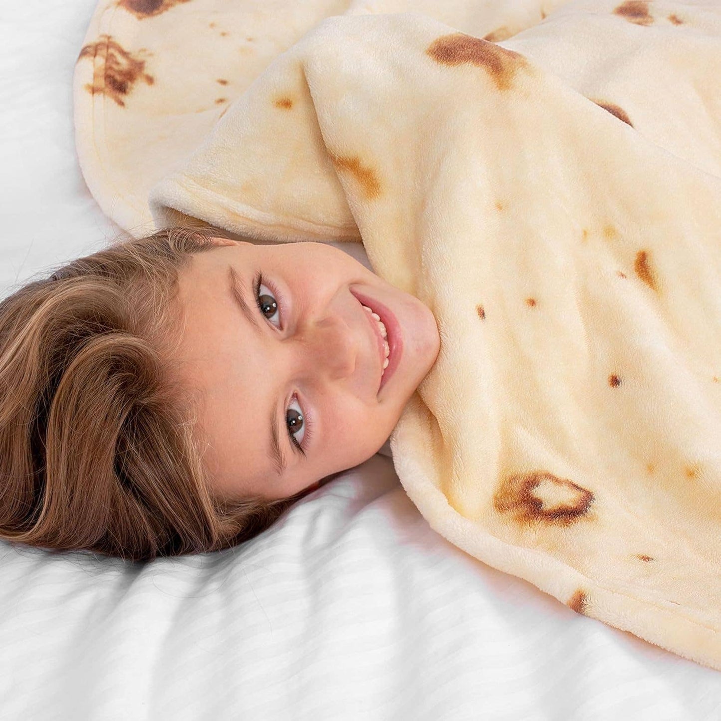 Z-BRRT-BLNKT-71-INCHS Burrito Blanket Flour Tortilla Design: 71 inches