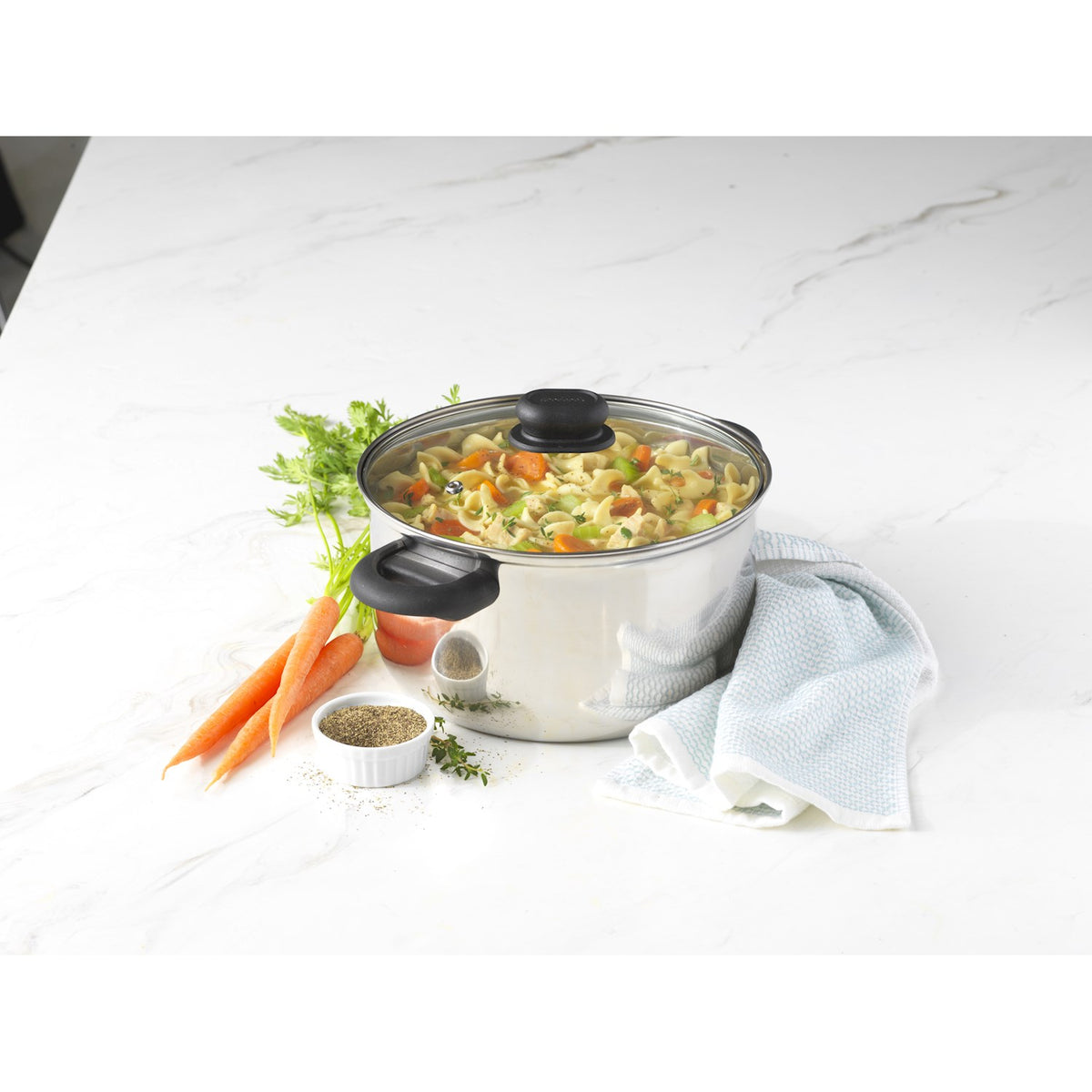 5QT Stainless Steal Dutch Oven W/ Lid