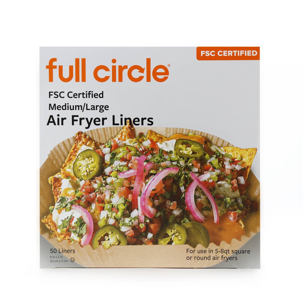 Air Fryer Liners - 50pk: Small/Medium