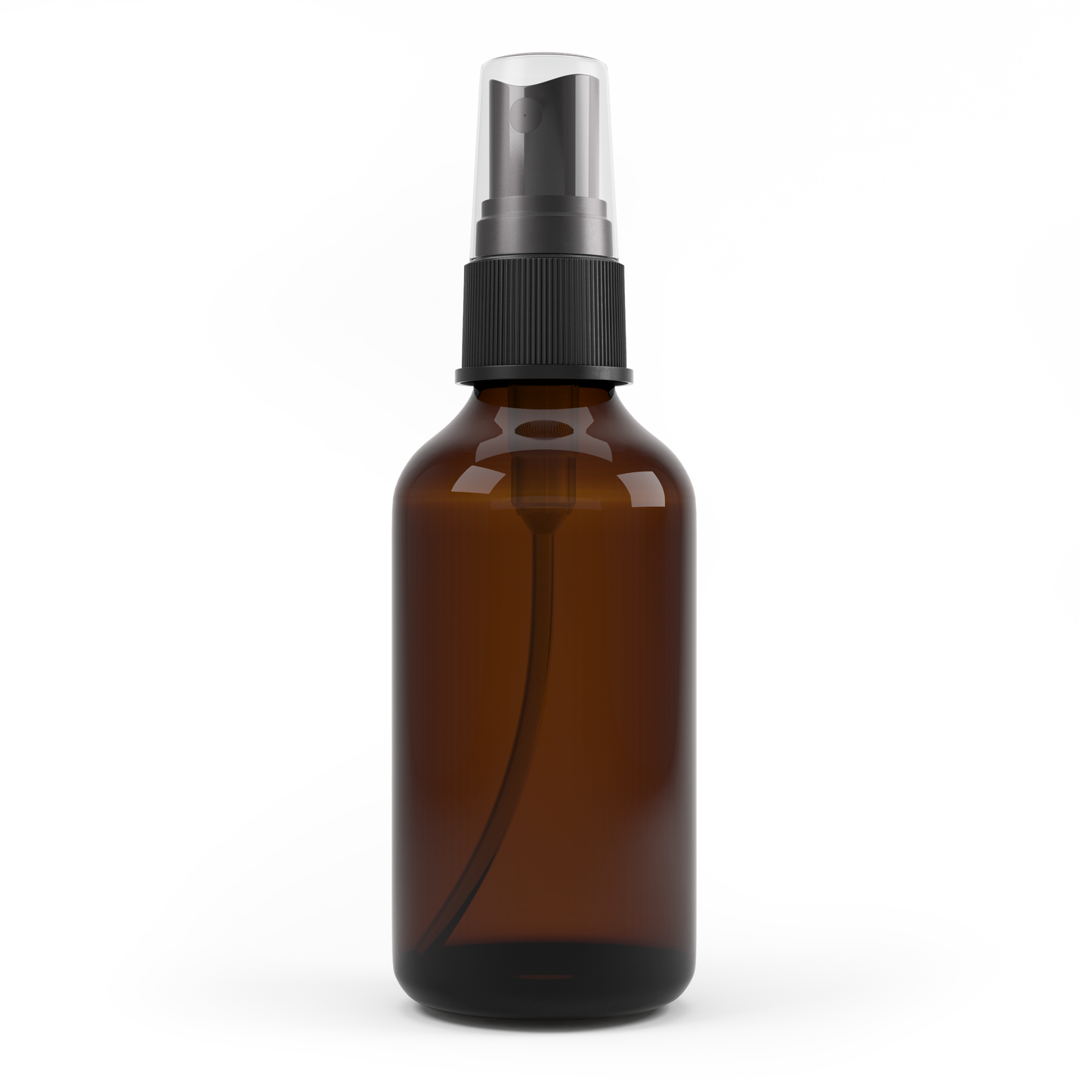 4oz Empty Amber Glass Spray Bottle