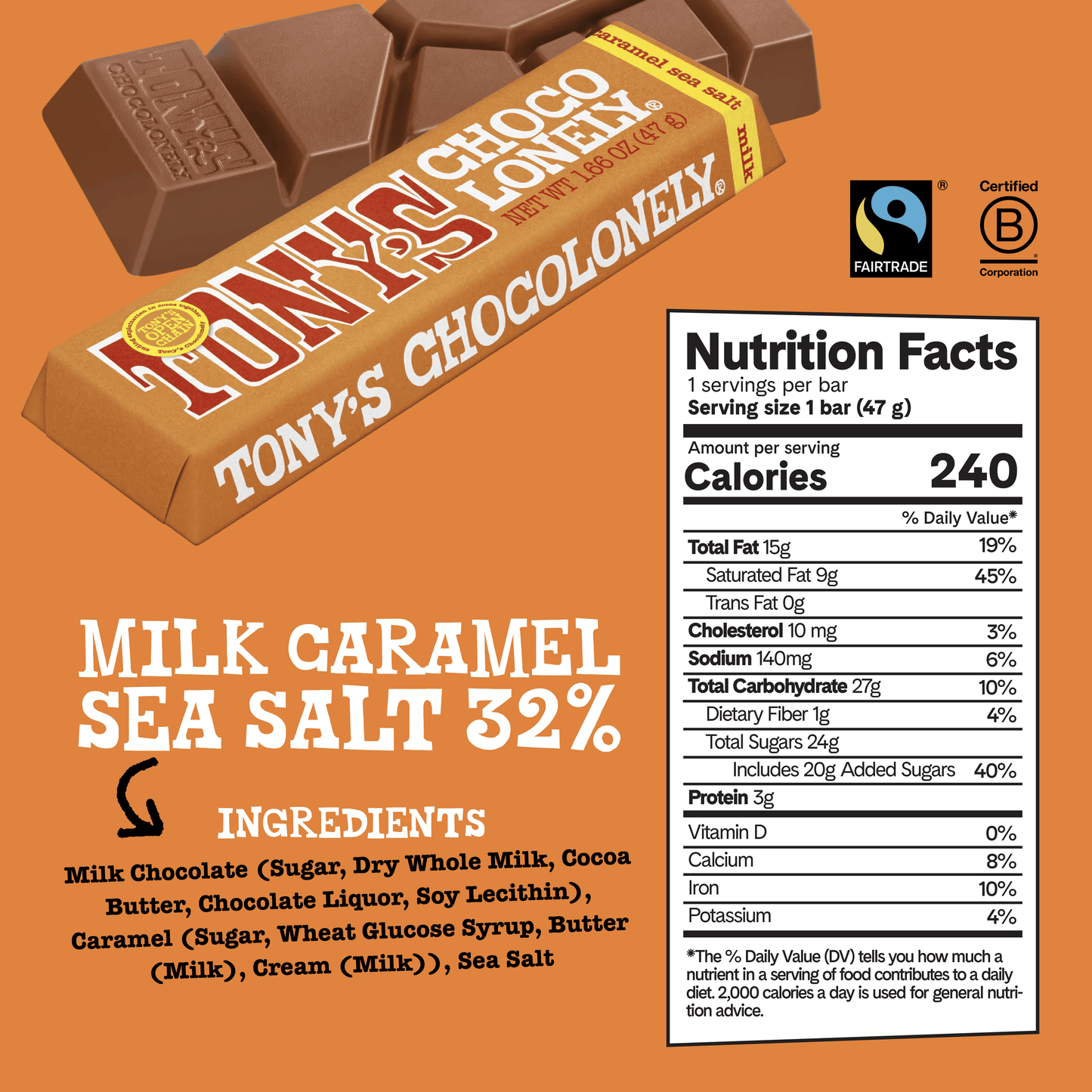 Milk caramel sea salt 32%: Milk caramel sea salt 32%