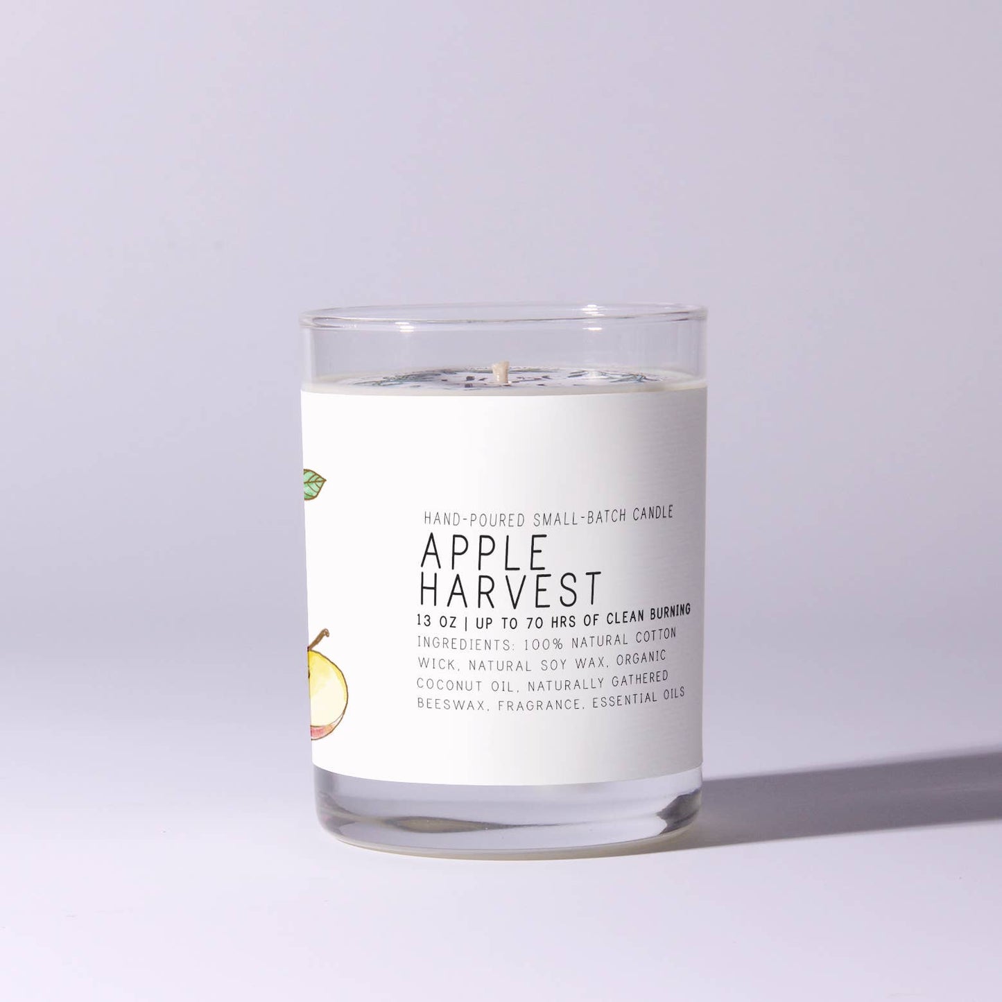 Apple Harvest - Just Bee Candles: 7 oz (up to 40 hrs of clean burning)