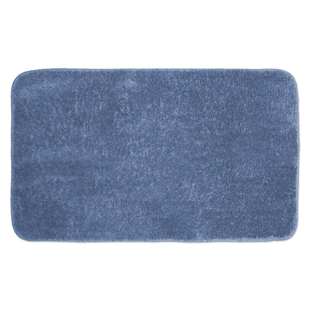 RUG BATH MICROFIBER 20X33 LT BLUE
