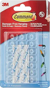 COMMAND CLR DECO CLIPS 20CD