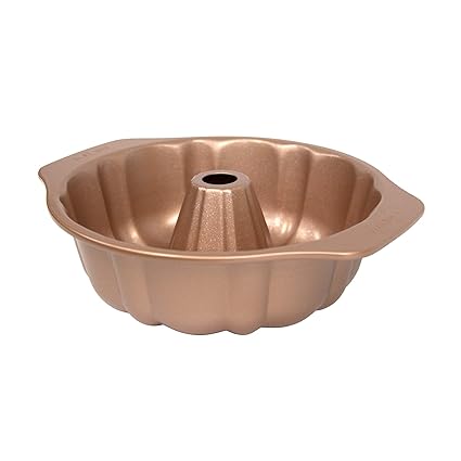 CasaWare Fluted Cake Pan 9.5in Ceramic Coated - Nonstick