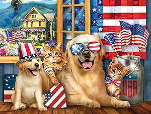 BORN IN THE USA 300 PIECE JIGSAW PUZZLE