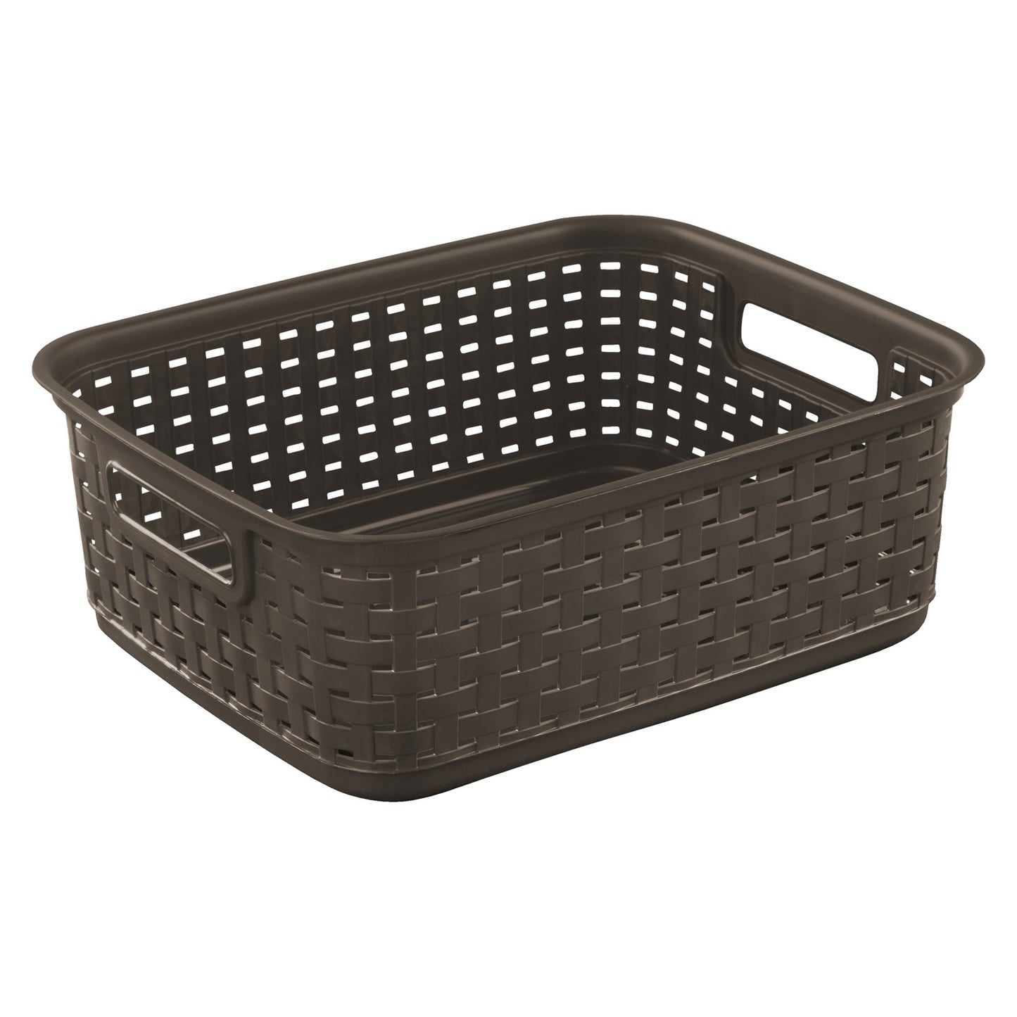 WEAVE BASKET SHORT ESPRESSO
