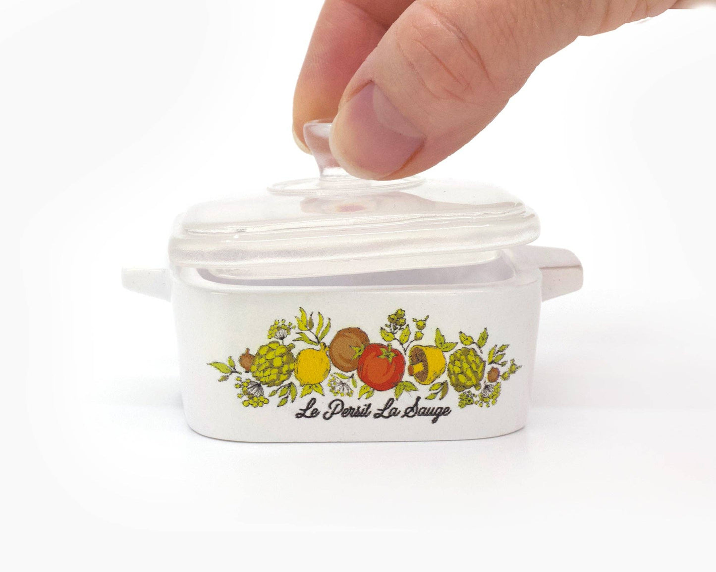 Mini Spice of Life Trinket Box – Corning Ware–Inspired Casserole