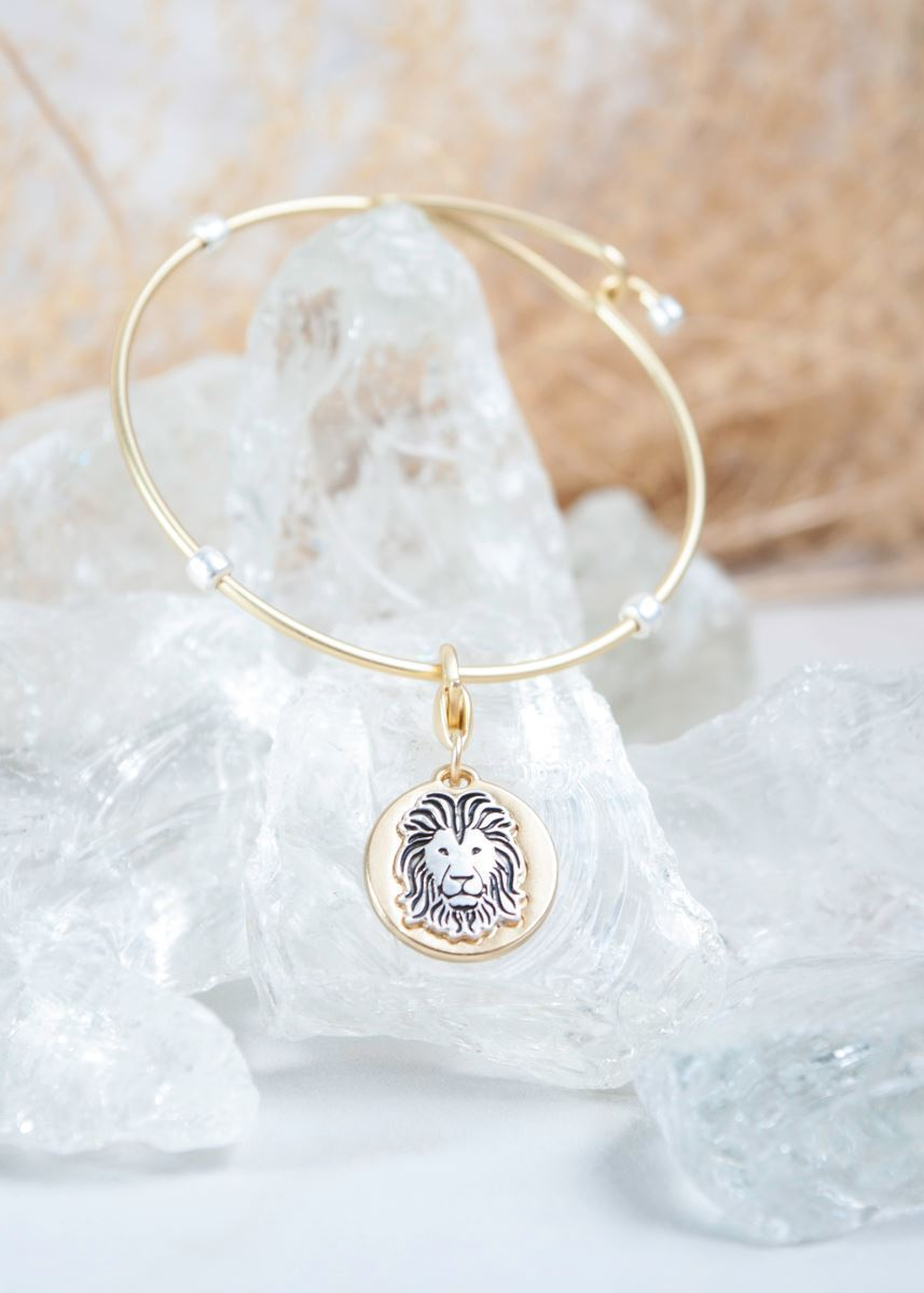 Medallion Charm - Lion - AMANDA BLU