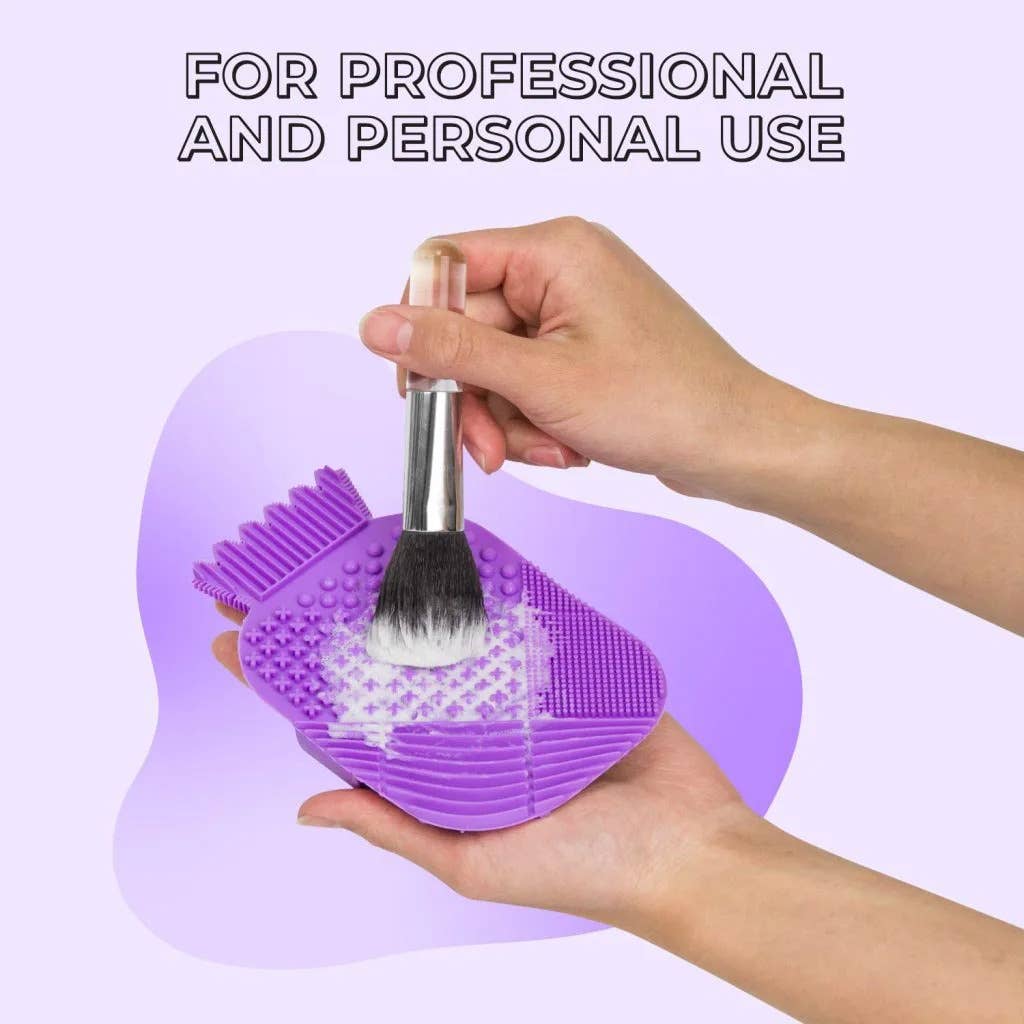 Lindo CosMat Brush Cleaning Pad: Purple