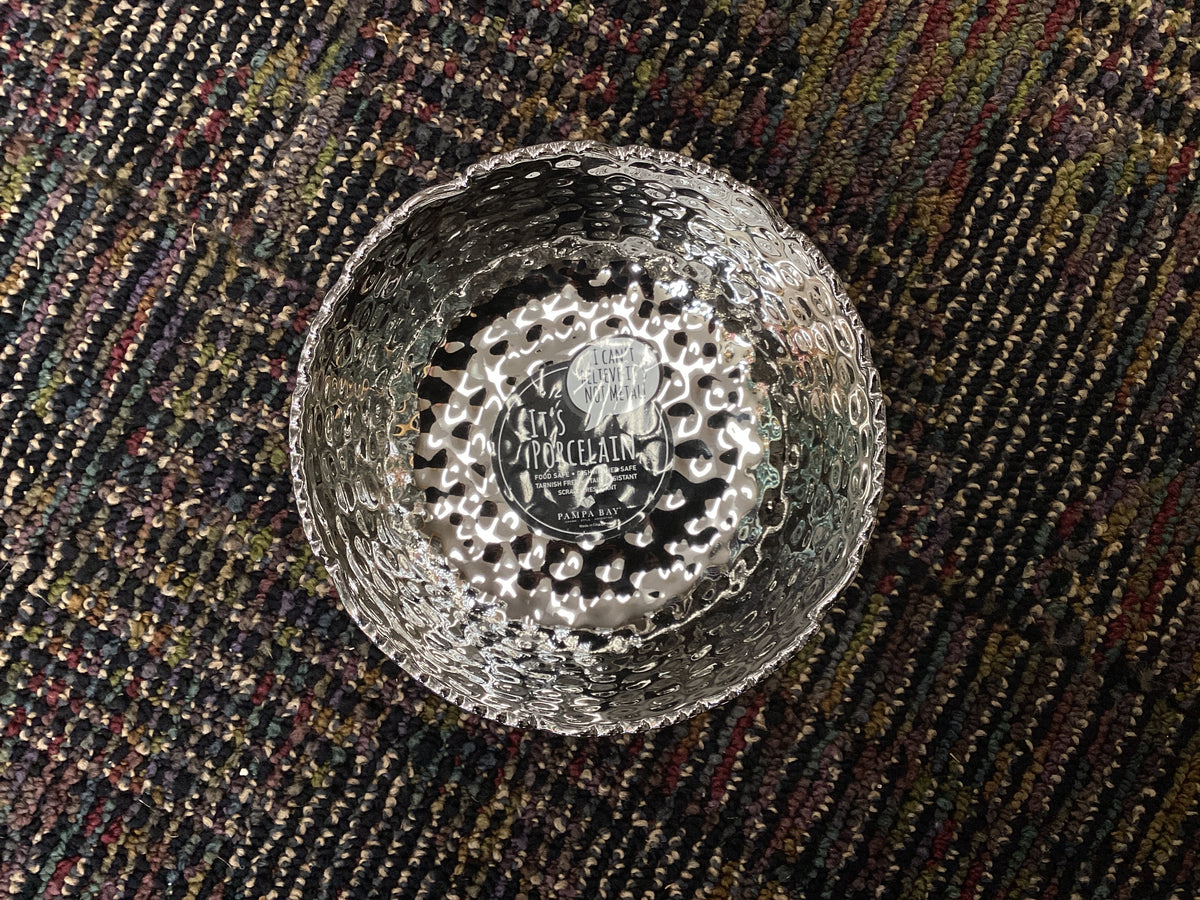 Medium Round Bowl - Silver