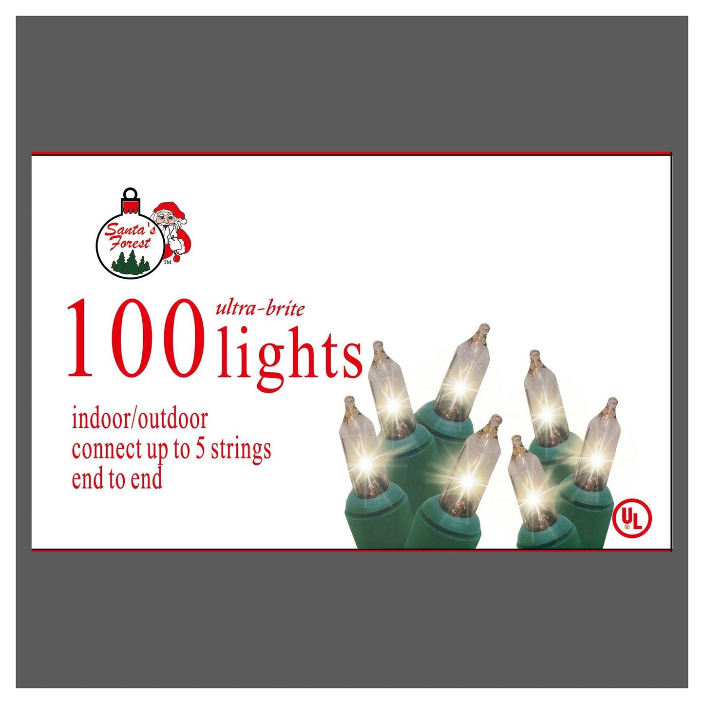 LIGHTSET MINI 100CT CLEAR