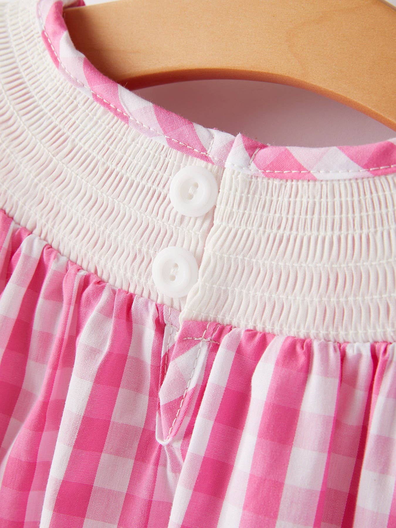 Horse Embroidery Smocking Dress: 3