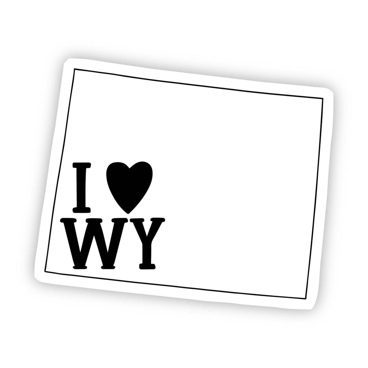 I Love Wyoming Sticker