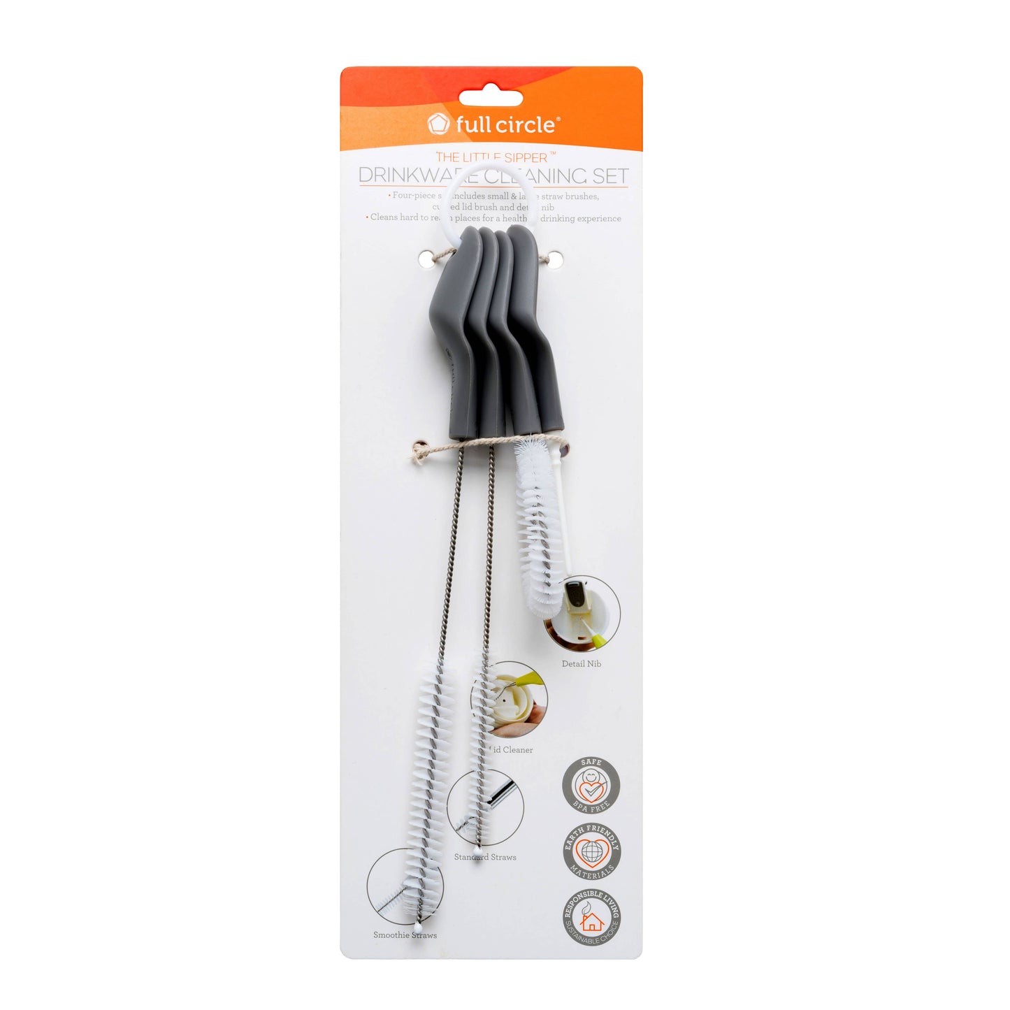 Little Sipper Drinkware Cleaning Set: Green