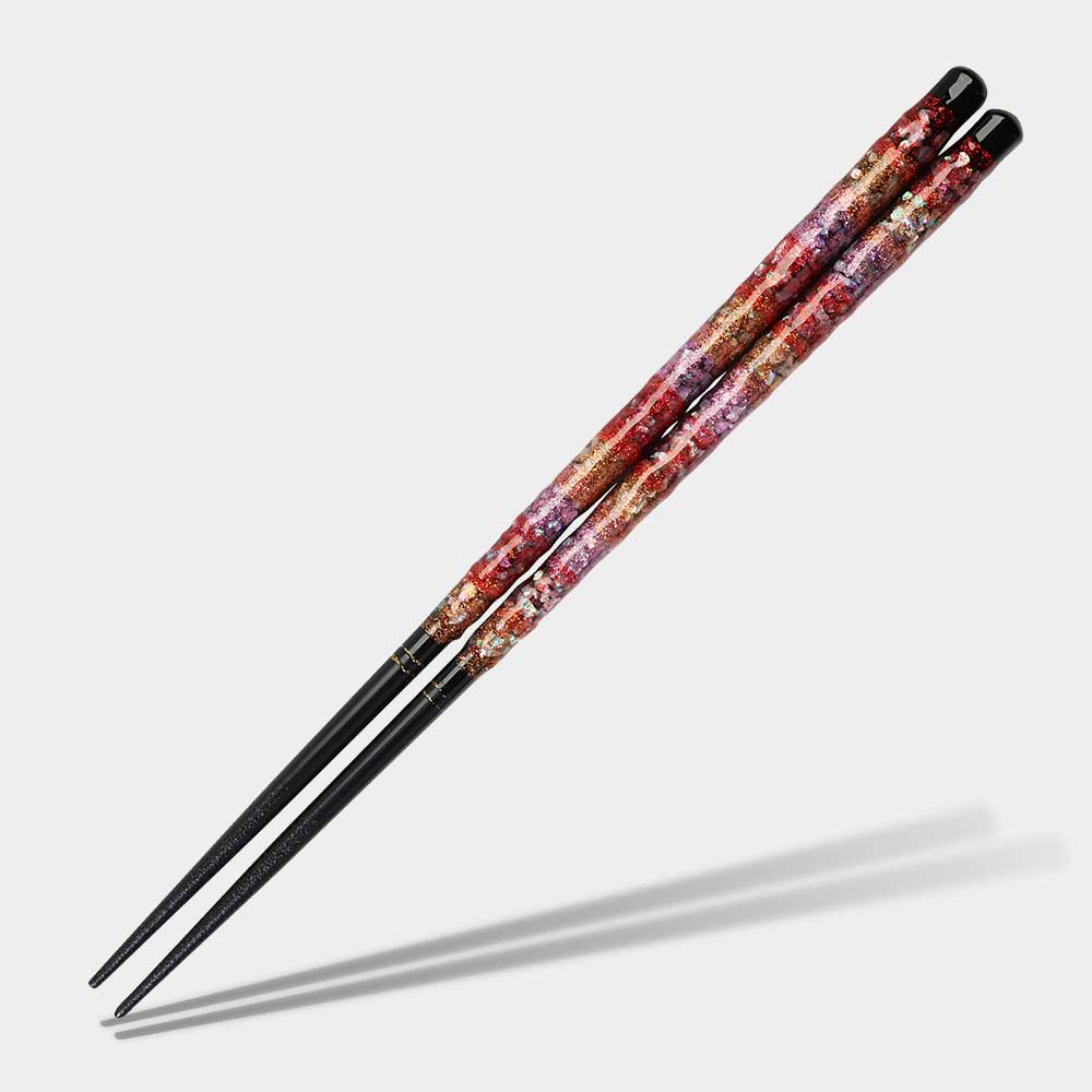 Heaven Shell Red Wakasa Chopsticks