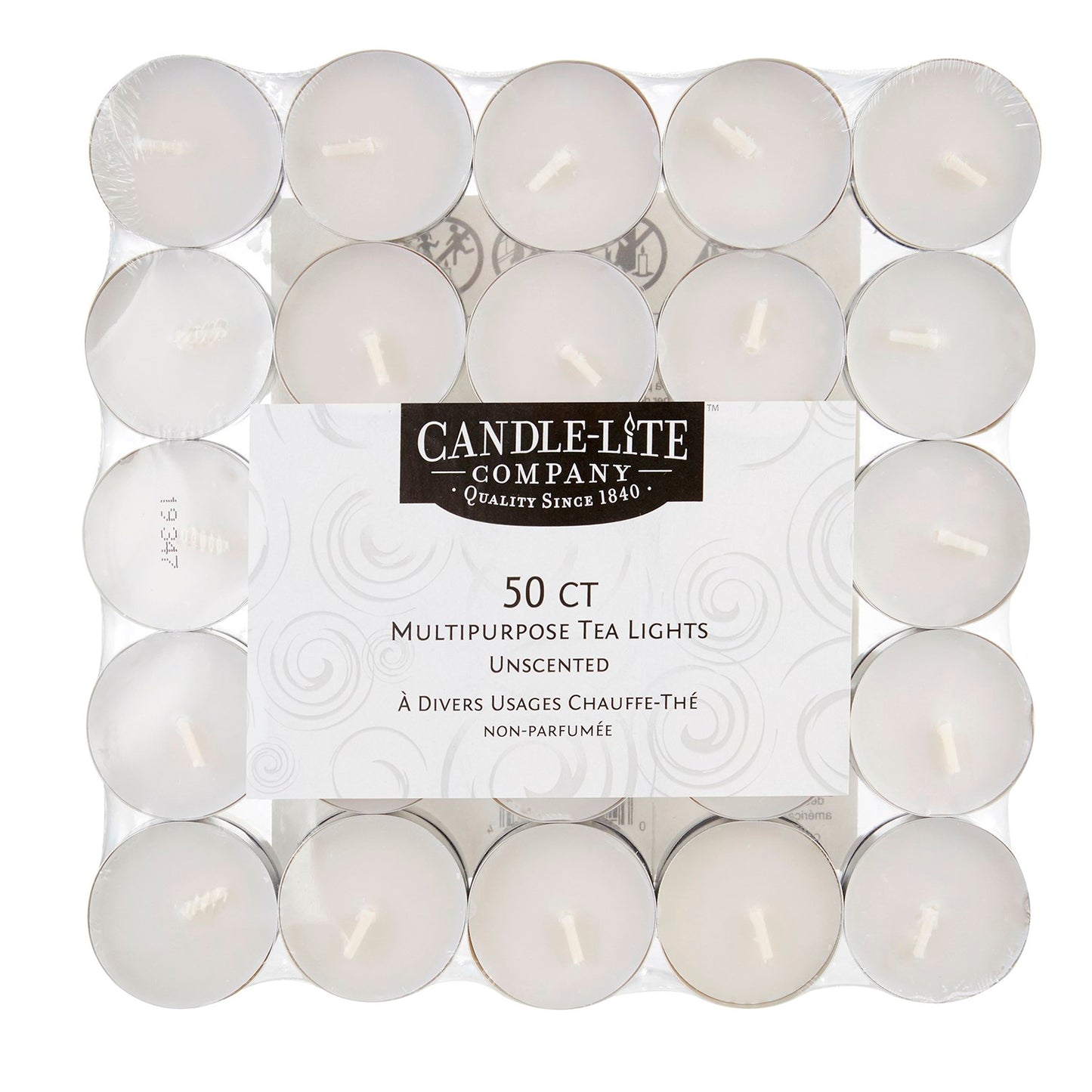CANDLE 50CT TEALIGHT WHITE