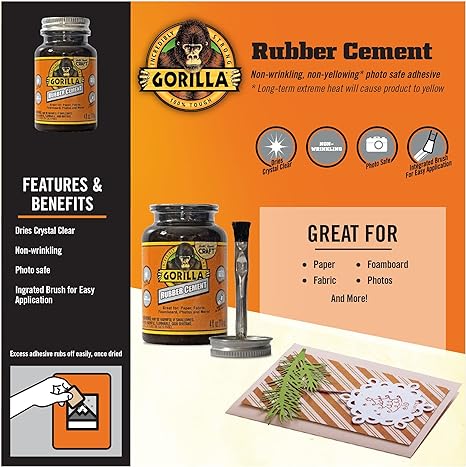 Rubber Cement 4 oz