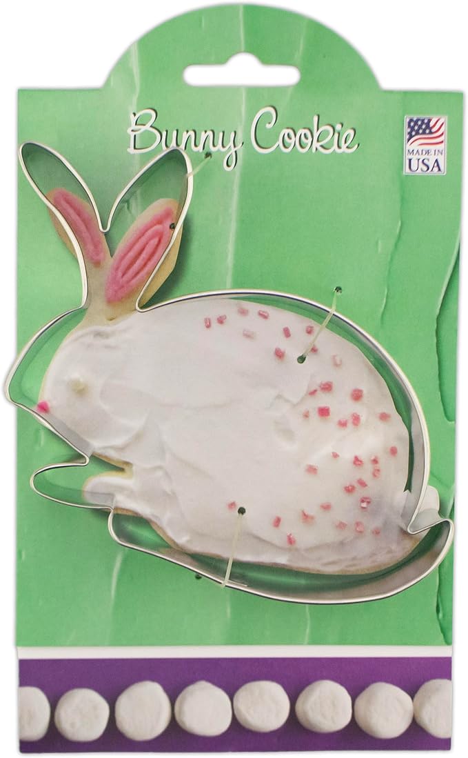 28-014 BUNNY COOKIE CUTTER W/RECIPE CARD
