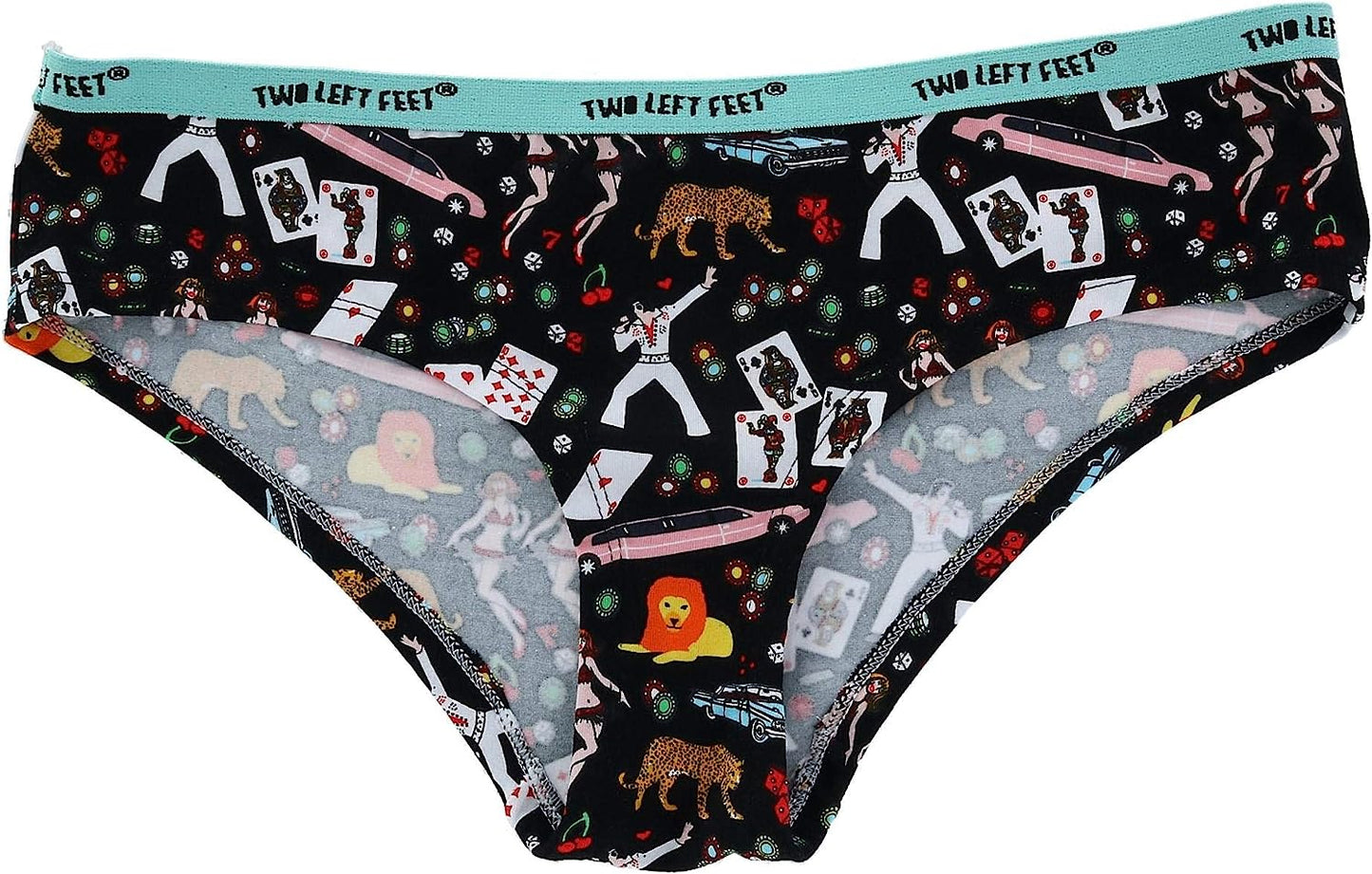 Two Left Feet Womens Hipster Underwear- Vegas Baby