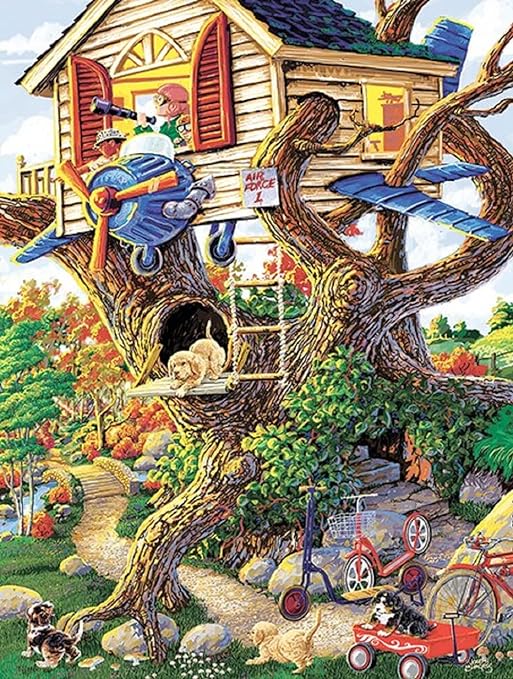BOYS TREEHOUSE 300 PIECE JIGSAW PUZZLE