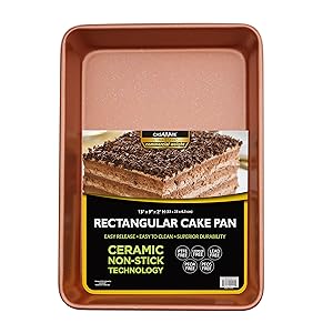 13x9x2in Ultimate Series Ceramic Nonstick Rectangular Cake Pan