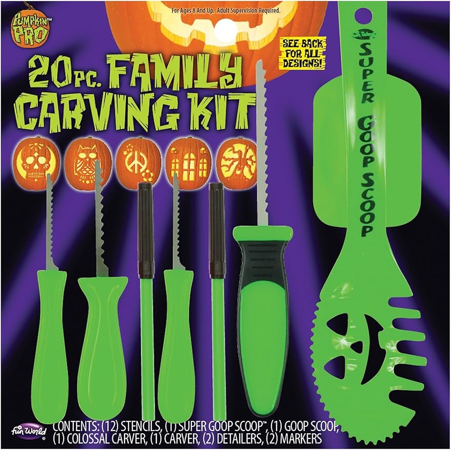 20pc Family Pumpkin Carving Kit