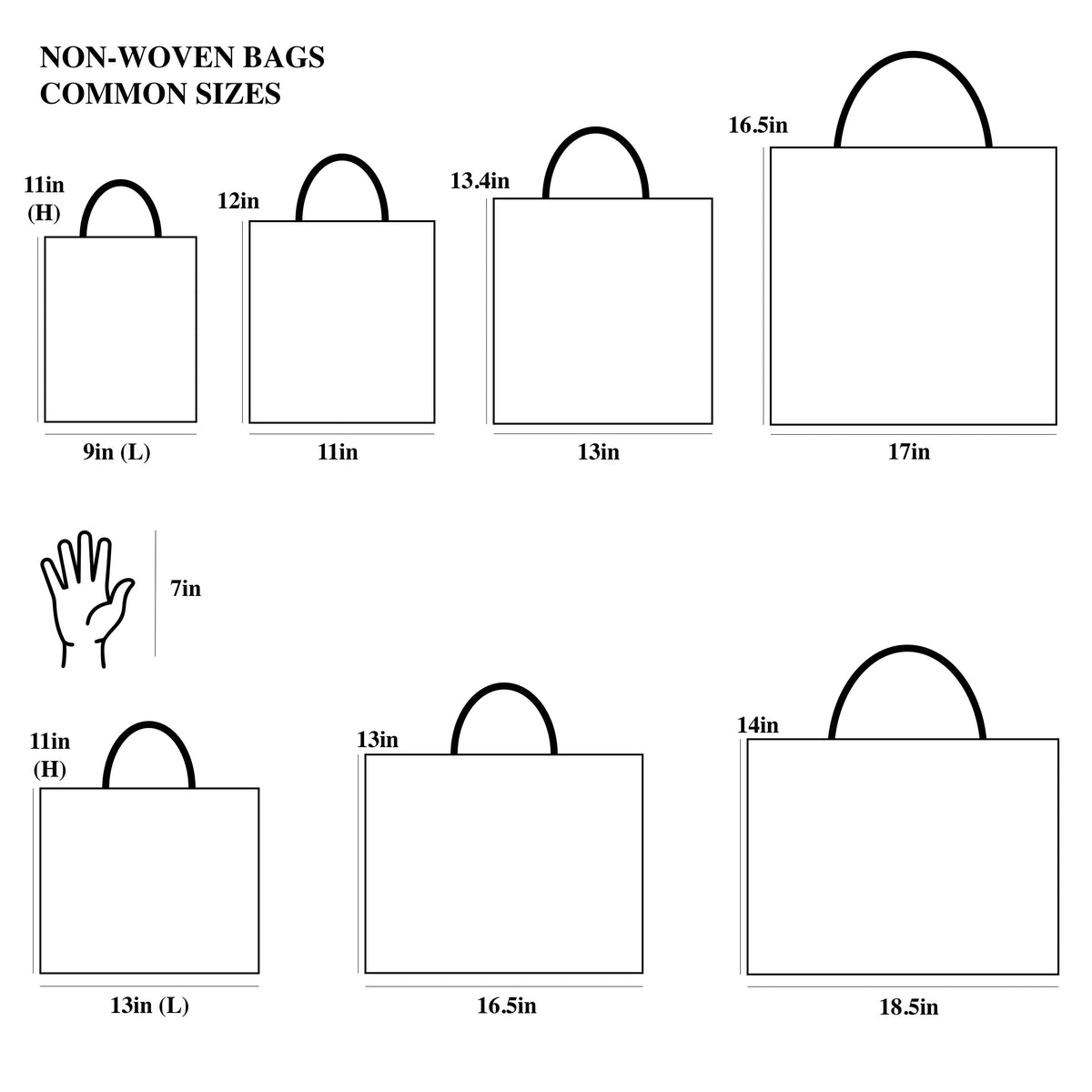 50pcs, 4 Sizes Matcha Green Handle Button Non-woven Gift Bag: Small