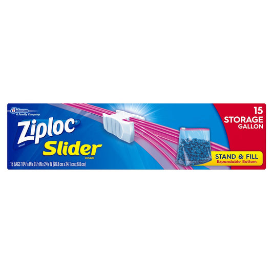 ZIPLOC EZZIP STORAG BAG GL/15
