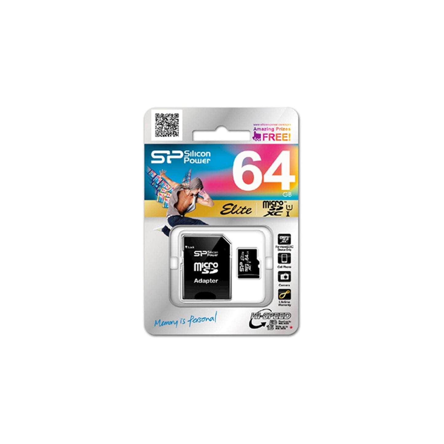 MEMORY CARD SD 64G W/ADAPT