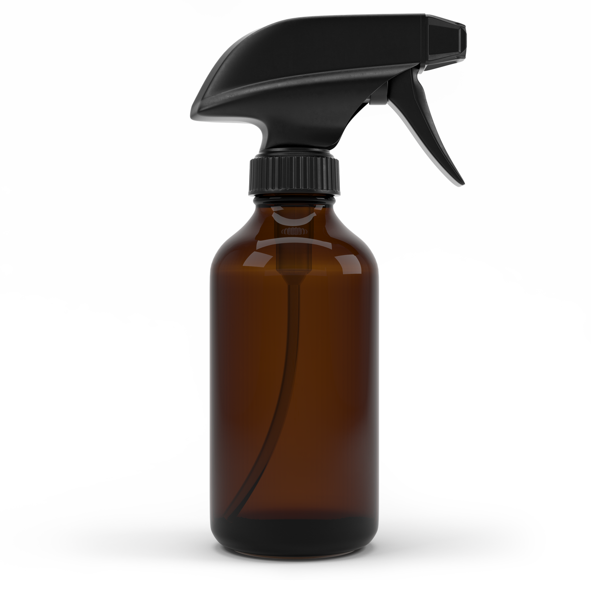 8oz Empty Amber Glass Spray Bottle