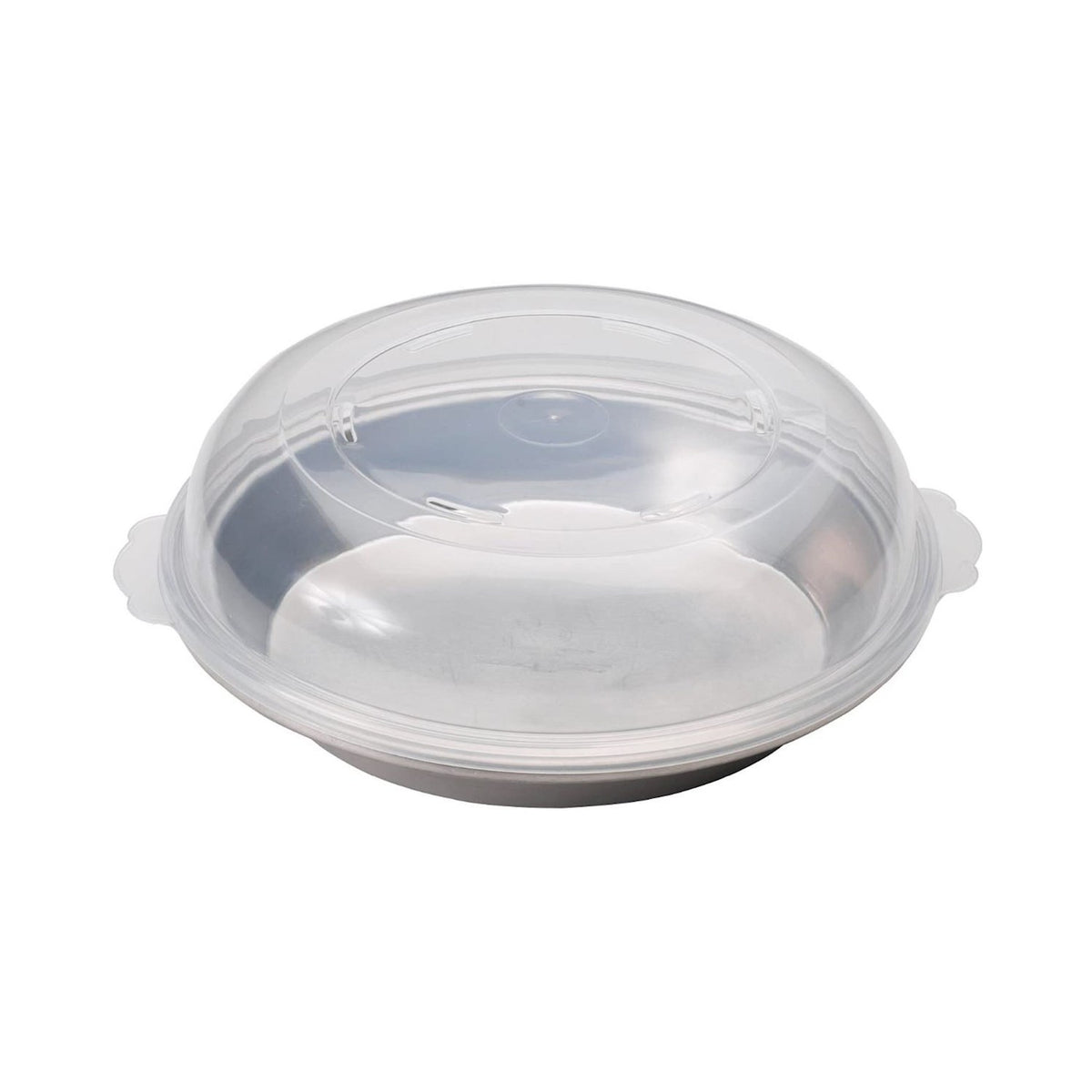 PIE PAN ALUMINUM W/COVER