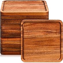 8 IN ACACIA WOOD CHARCUTERIE BOARD (PLATE OR BOARD)