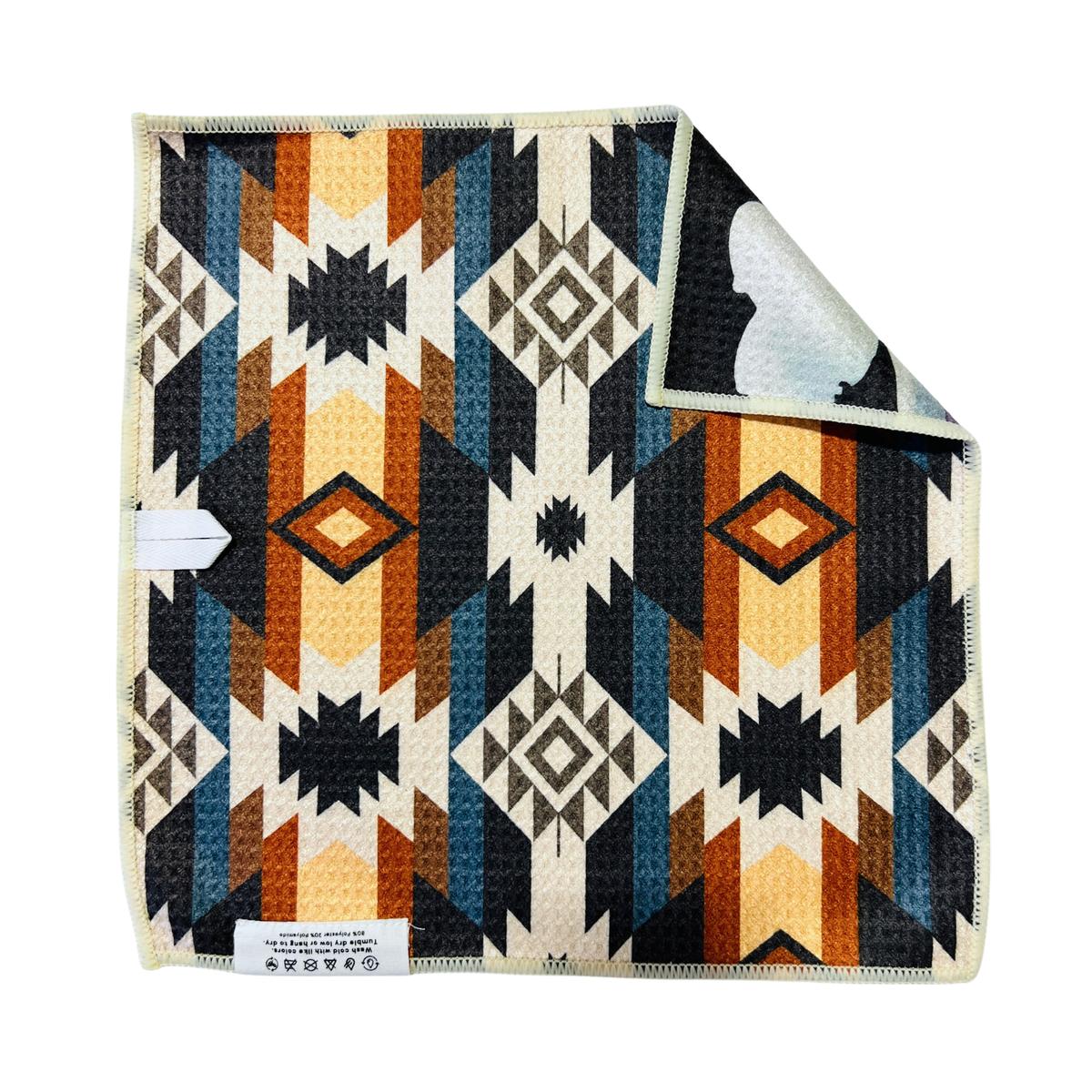 Desert Rider | Waffle Weave Microfiber Towels Kitchen & Bath - Washcloth