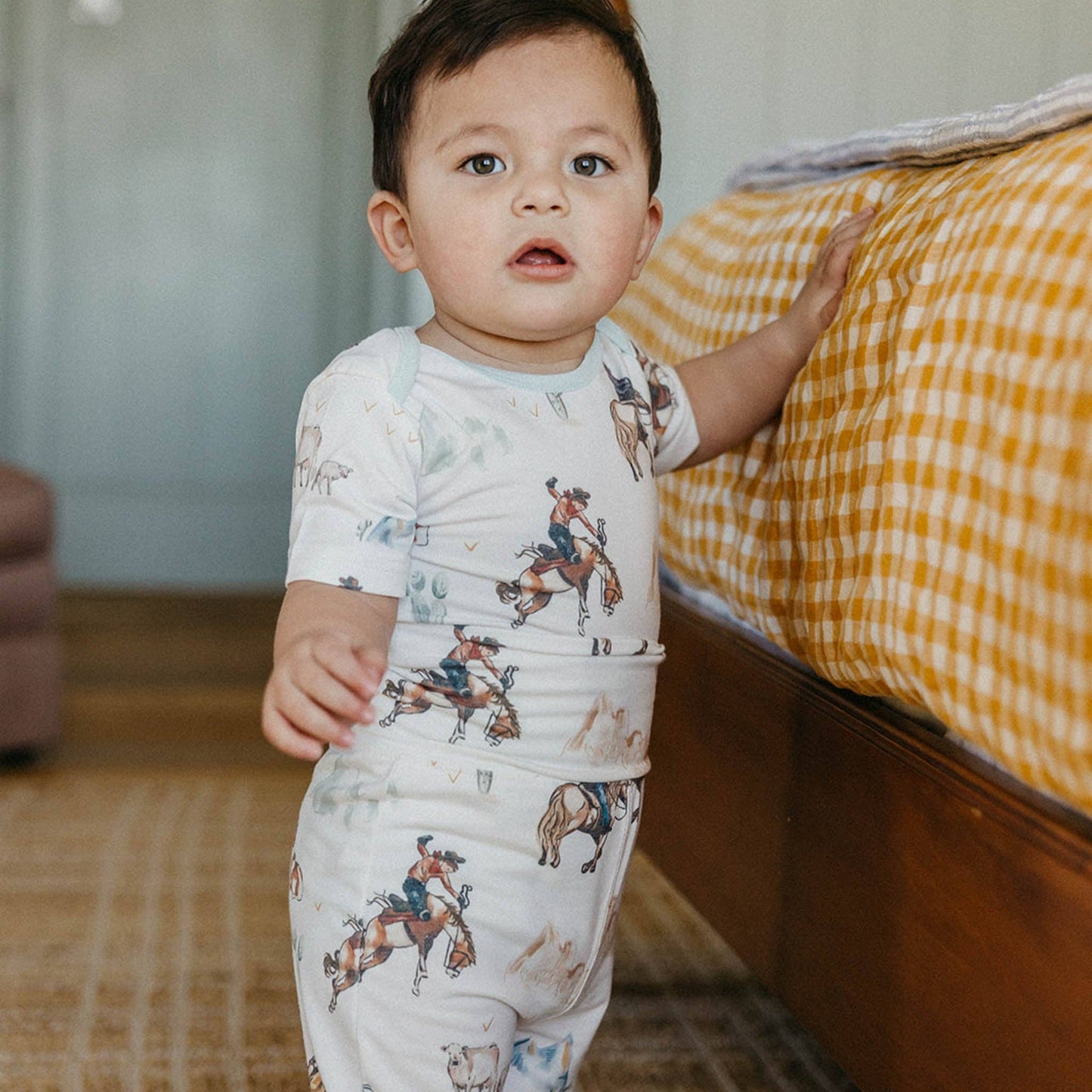 Short Sleeve Bodysuit - Boone: Newborn