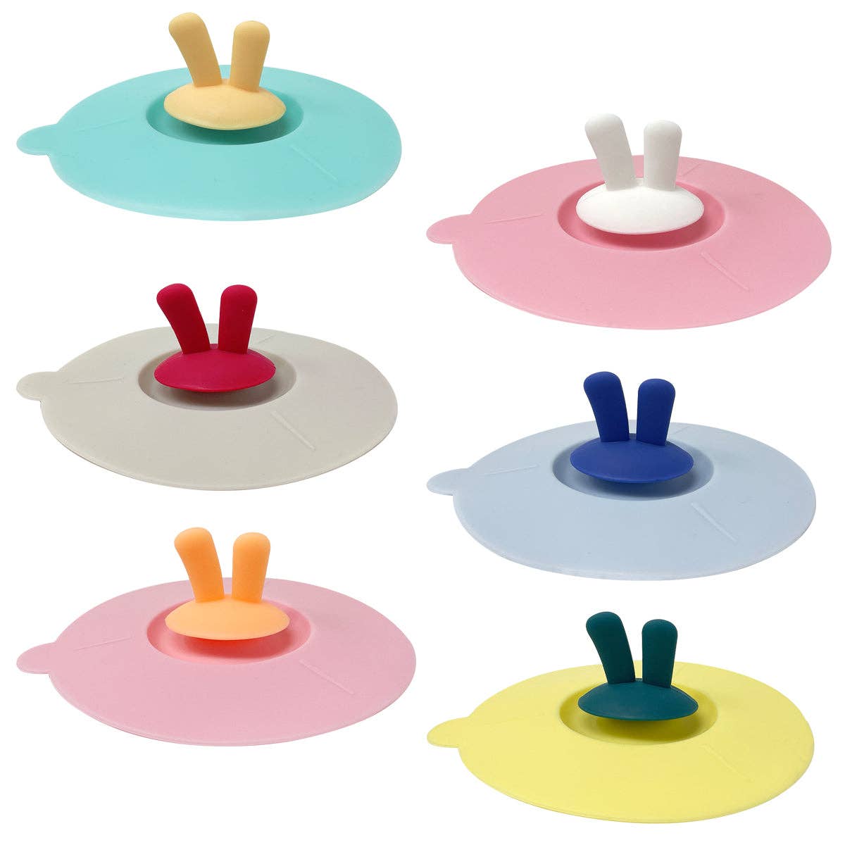 Wrapables Silicone Cup Lids: Rabbit Ears