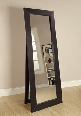 Toga 28 x 72 Inch Wood Standing Floor Mirror Cappuccino