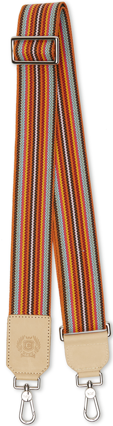 Orange Webbing Crossbody Strap - CONSUELA