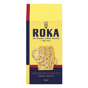 ROKA CHEDDAR & ONION CRACKERS
