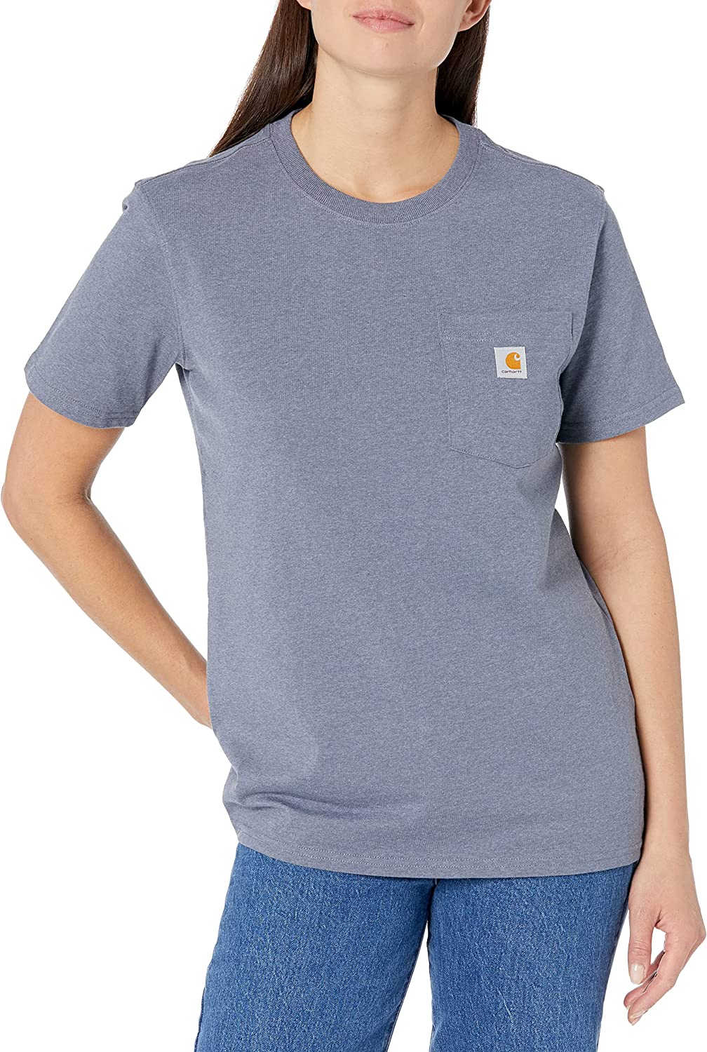 Carhartt Women's Loose Fit Heavyweight Short-Sleeve Pocket T-Shirt