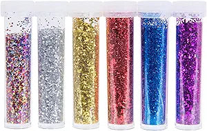 6 CT ROSEART GLITTER SHAKER