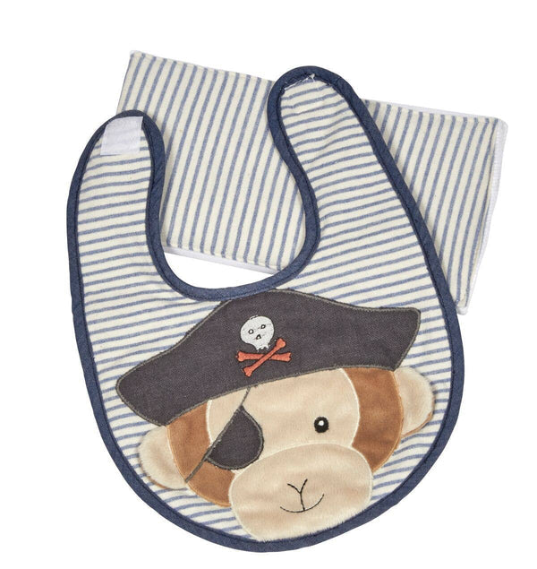 PIRATE PETE BOXED BIB/BURP