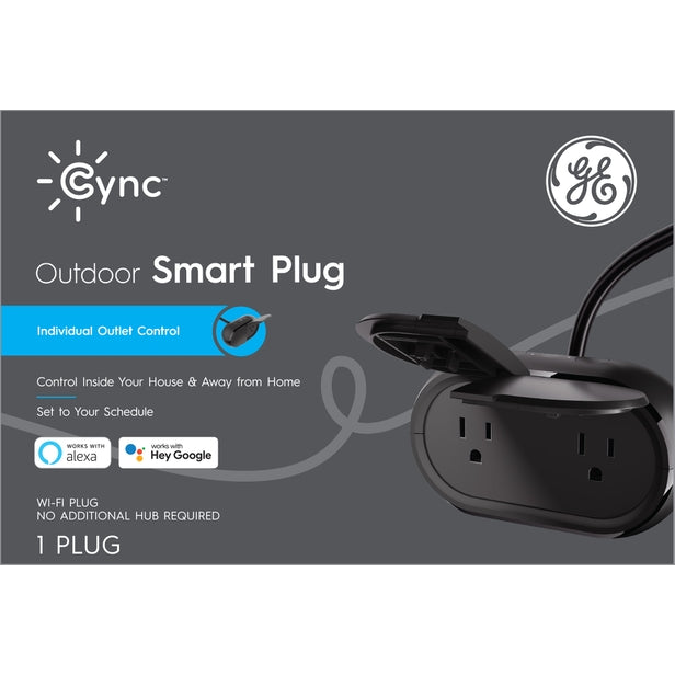 SMART PLUG OUTDOOR ON/OFF BLK